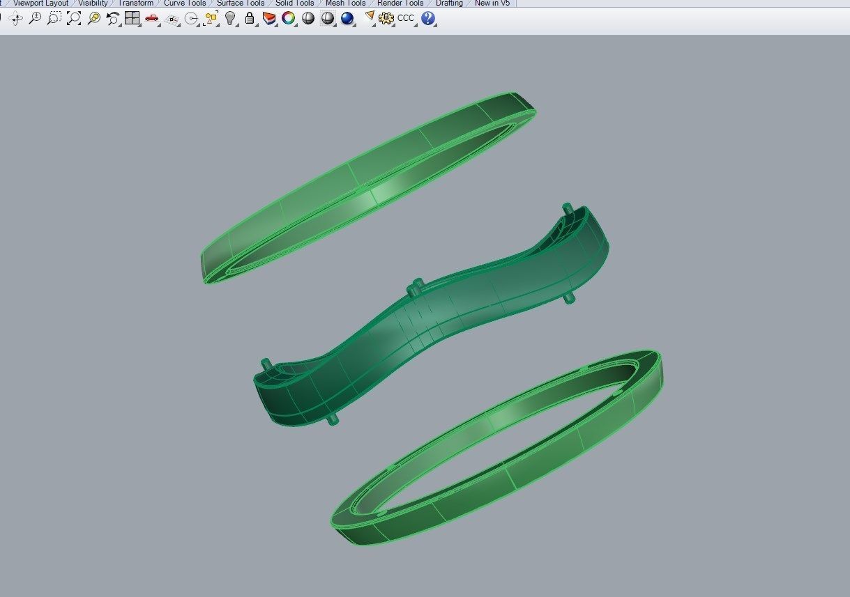 Wedding Set Bands For Marriage Engaged 3D Model -CC78MF 3D Model Collection_28