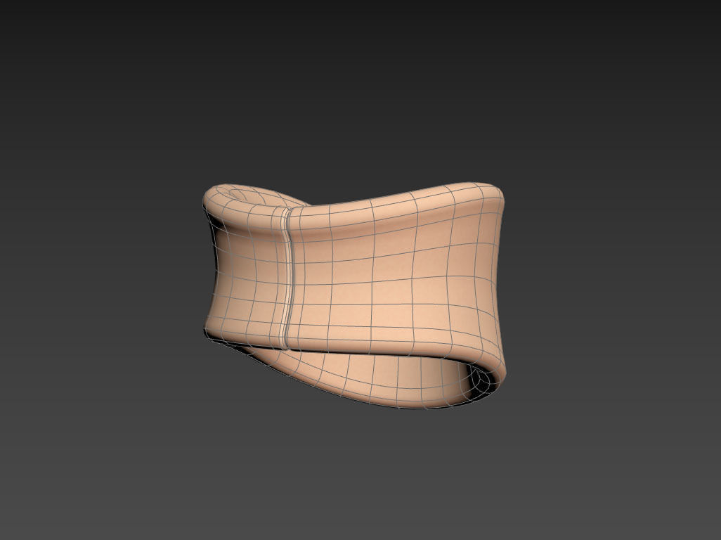Soft Collar 3D model_16