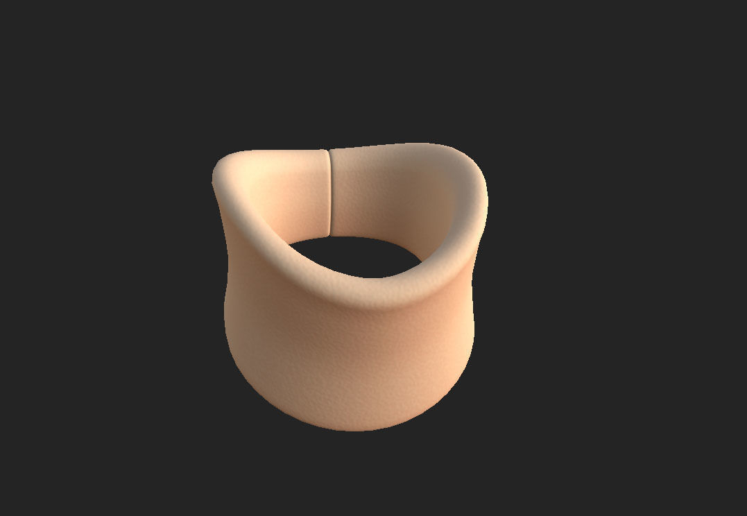 Soft Collar 3D model_9