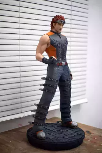 Hwoarang Tekken Fan Art Statue 3d Print Model 3D print model