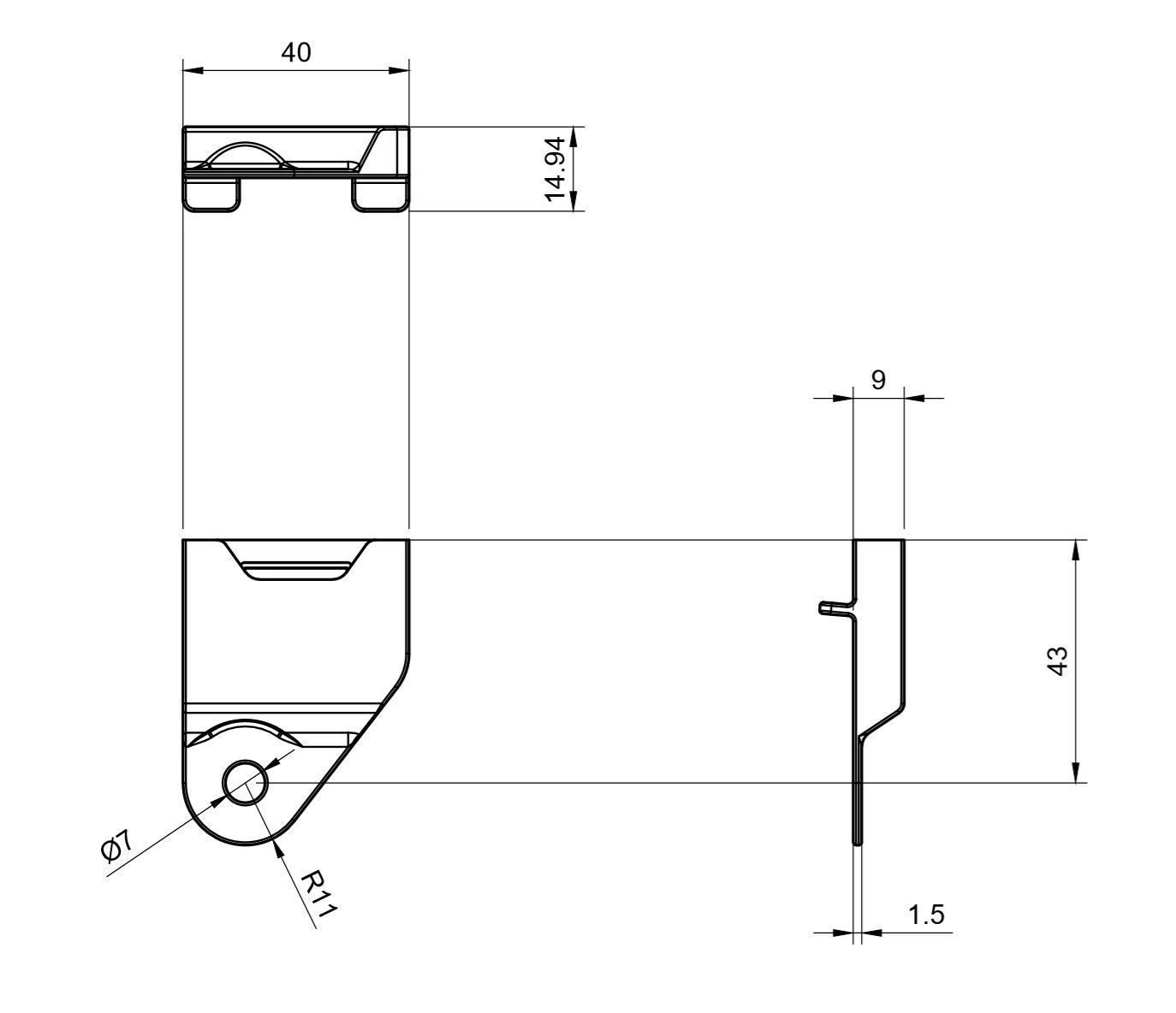 YAMAHA Silent Guitar Pick Holder  3D print model_6