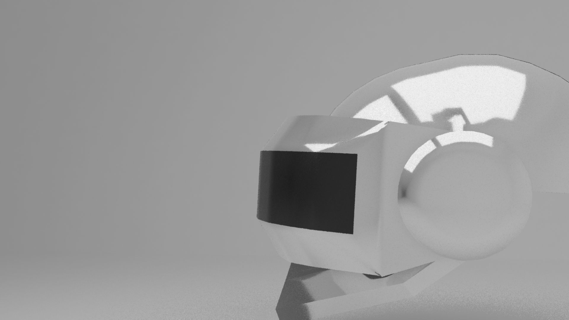 The Robot Rock helmet TB-3 Low-poly 3D model_6