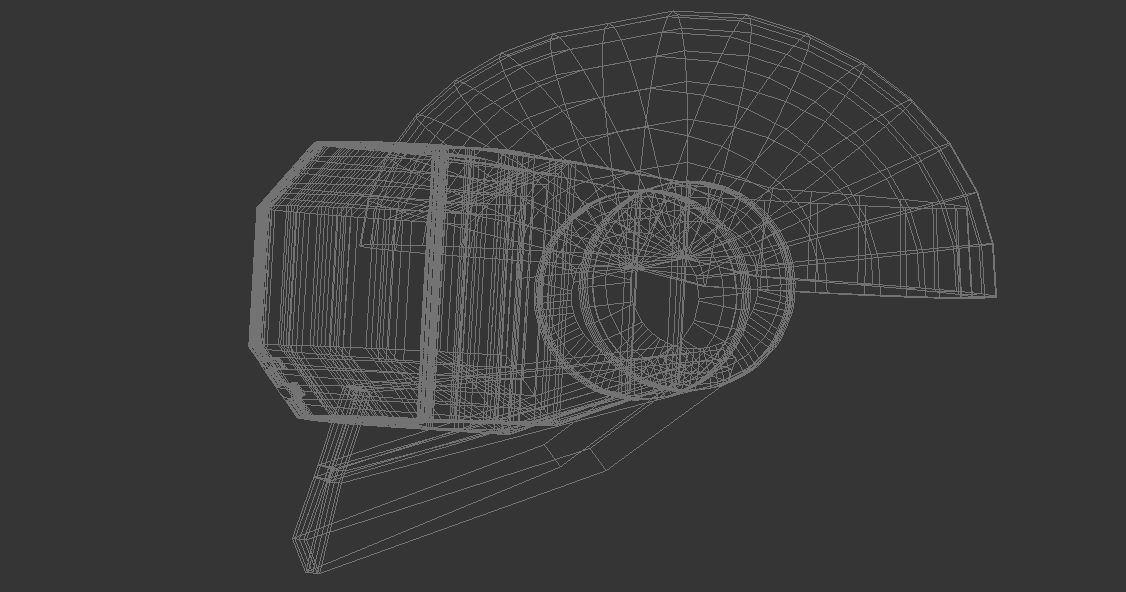 The Robot Rock helmet TB-3 Low-poly 3D model_7