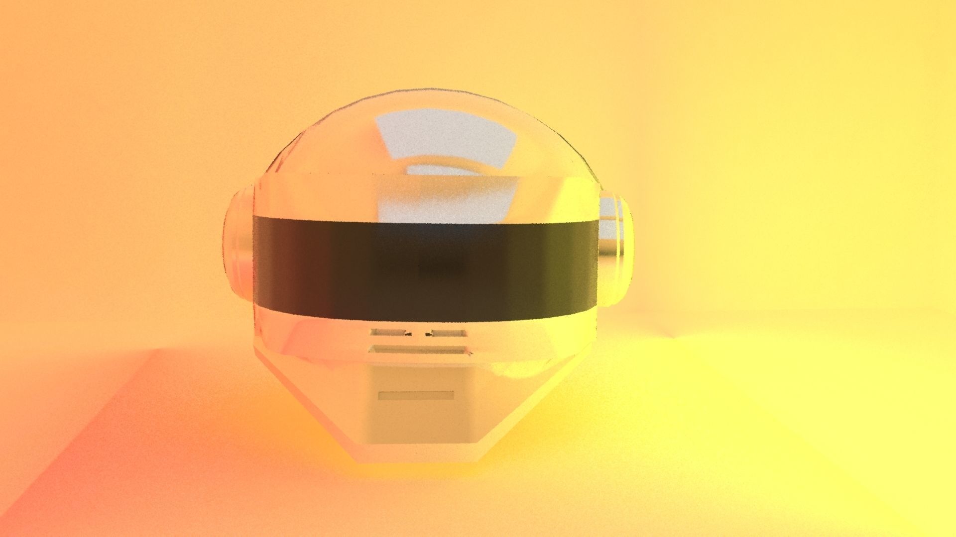 The Robot Rock helmet TB-3 Low-poly 3D model_5