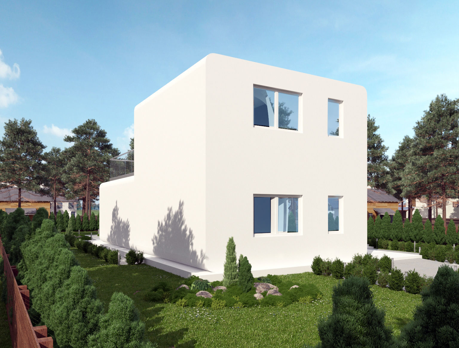 Modular residential building for industrial 3d printing 3D model_2