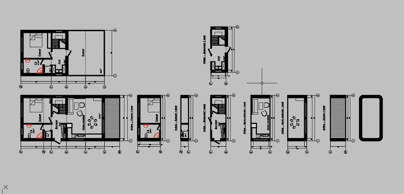 Modular residential building for industrial 3d printing 3D model_9