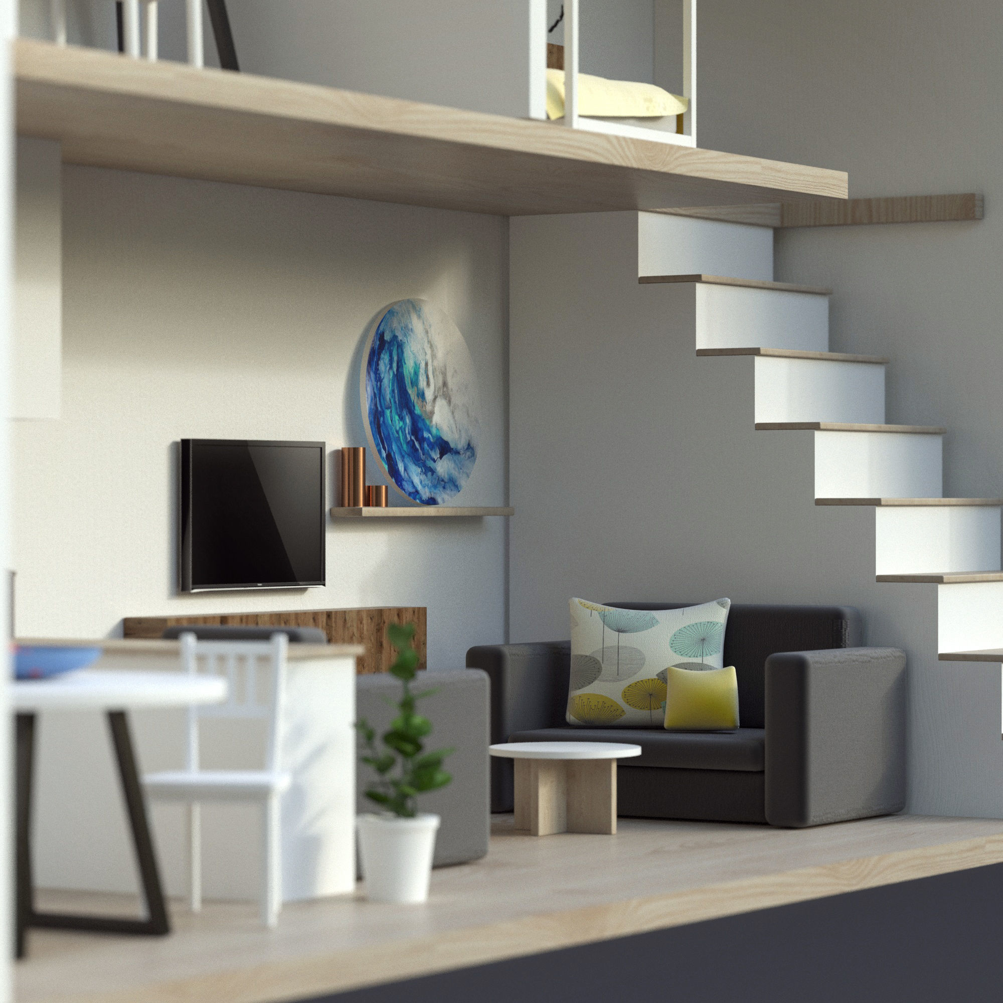 doll house 3D model_3