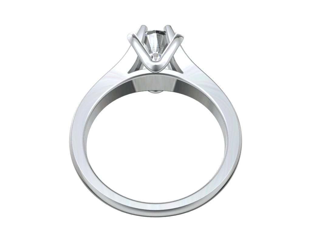 Engagement Ring STL File Format ready For 3D Printing - CC80Tin 3D print model_6