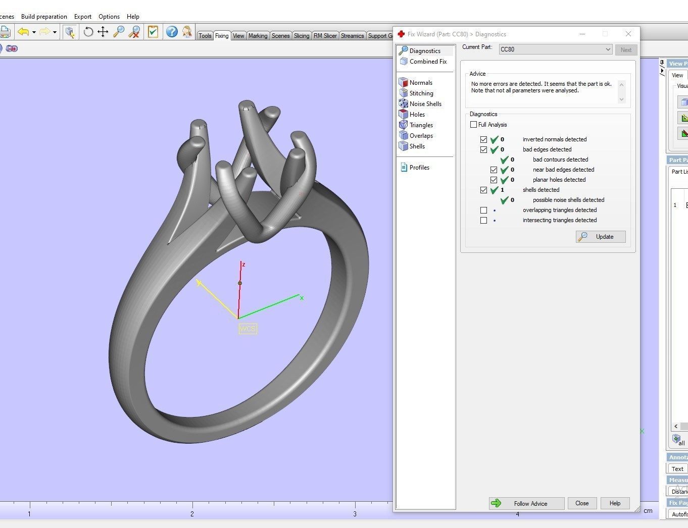 Engagement Ring STL File Format ready For 3D Printing - CC80Tin 3D print model_15