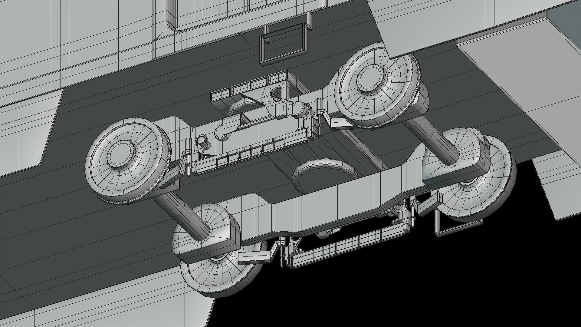 LA metro train 3D model_12