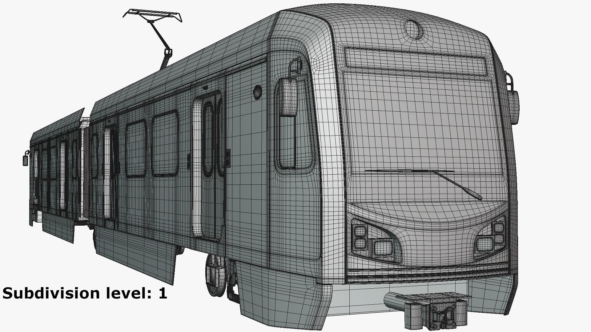 LA metro train 3D model_3