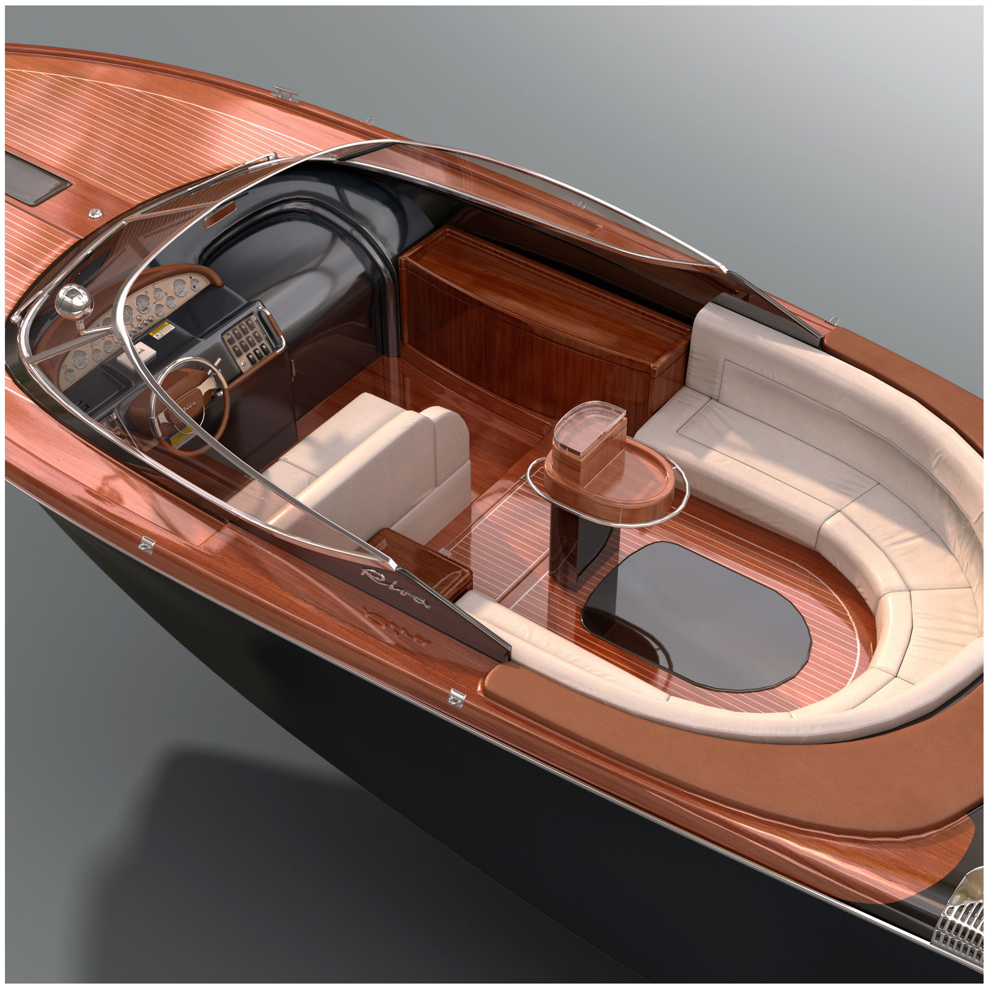 Riva Aquariva Super 3D model_2