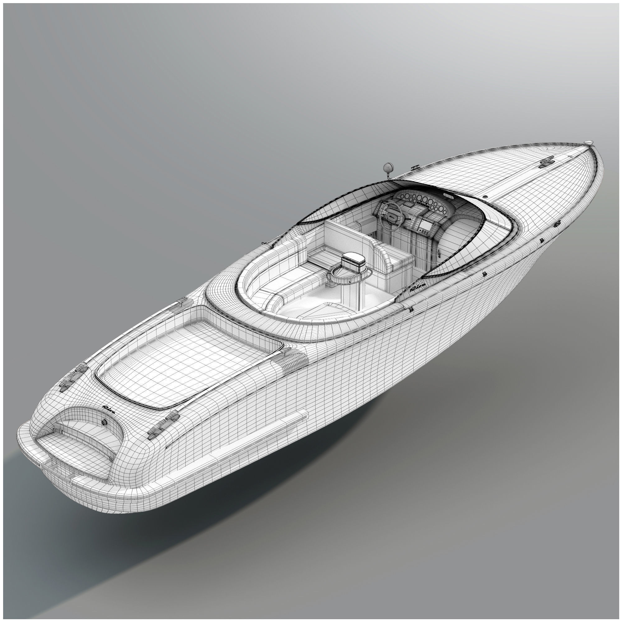 Riva Aquariva Super 3D model_6