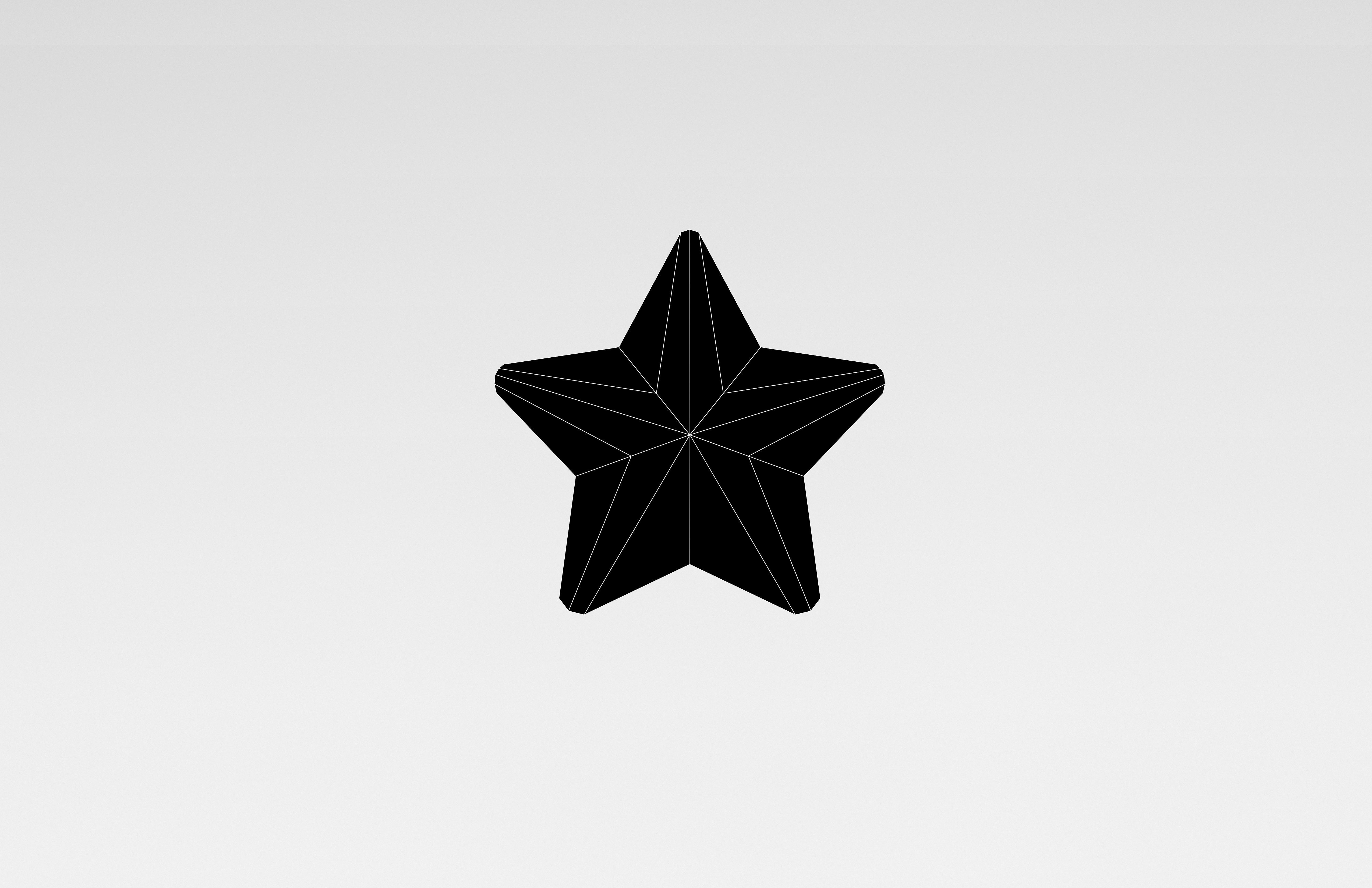 One Star v2 001 Low-poly 3D model_5