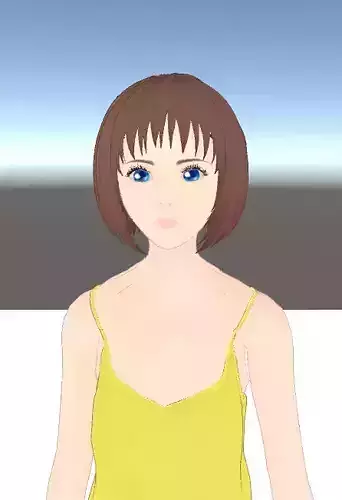 Unity Humanoid Model Anime002