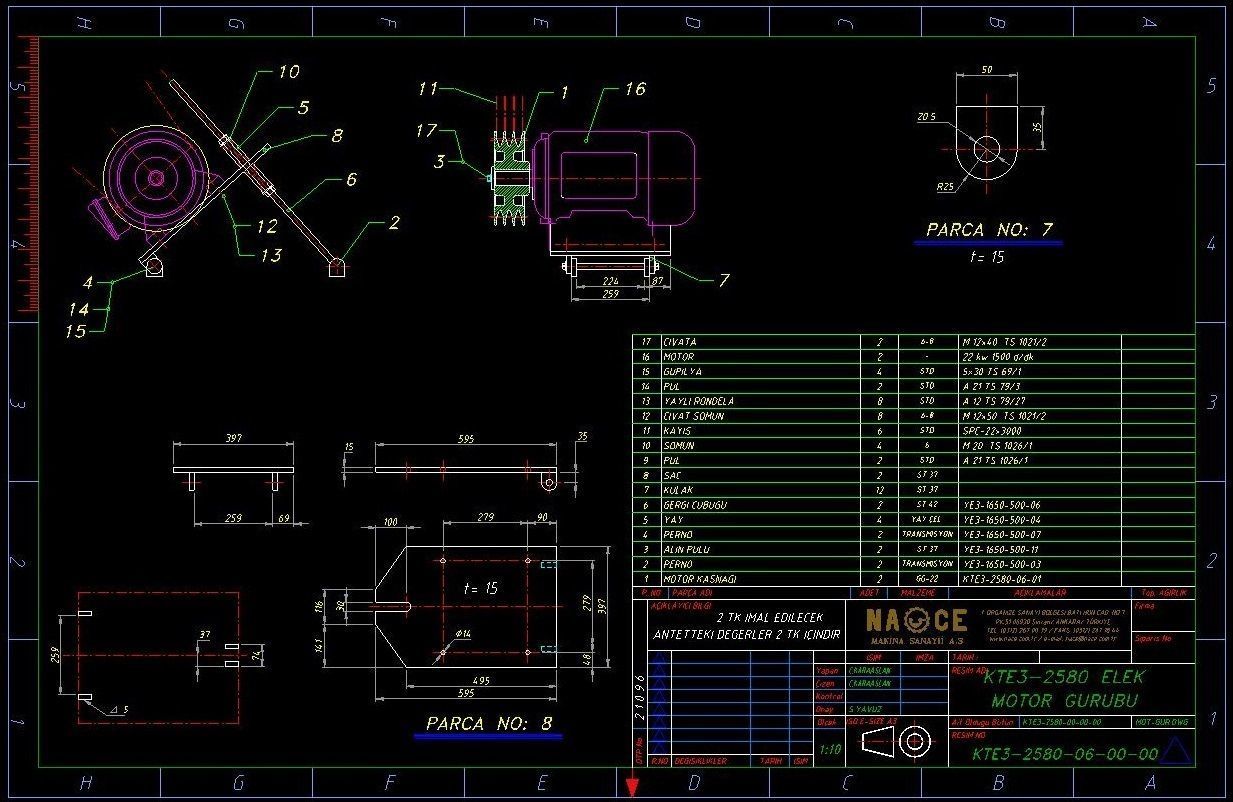 Nace twin shaft vibration screen 3D model_7