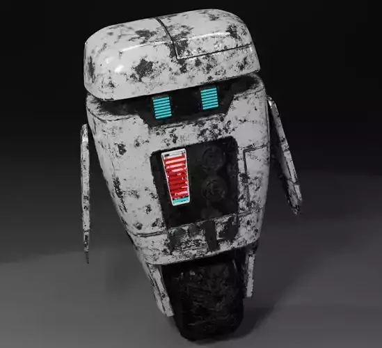 RobotTim robot Free low-poly 3D model