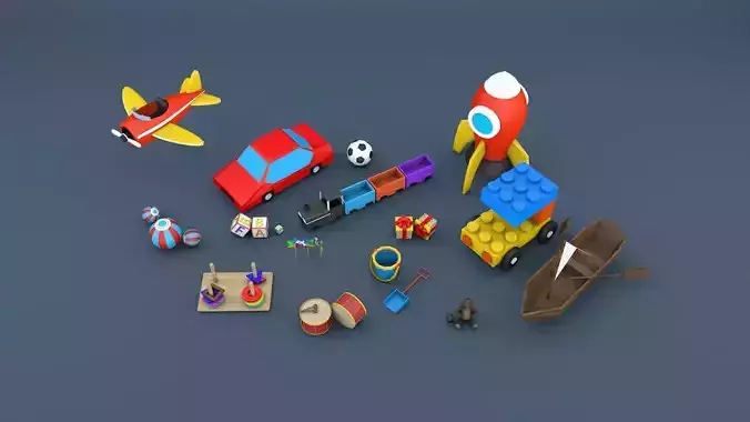 Lowpoly Toys car