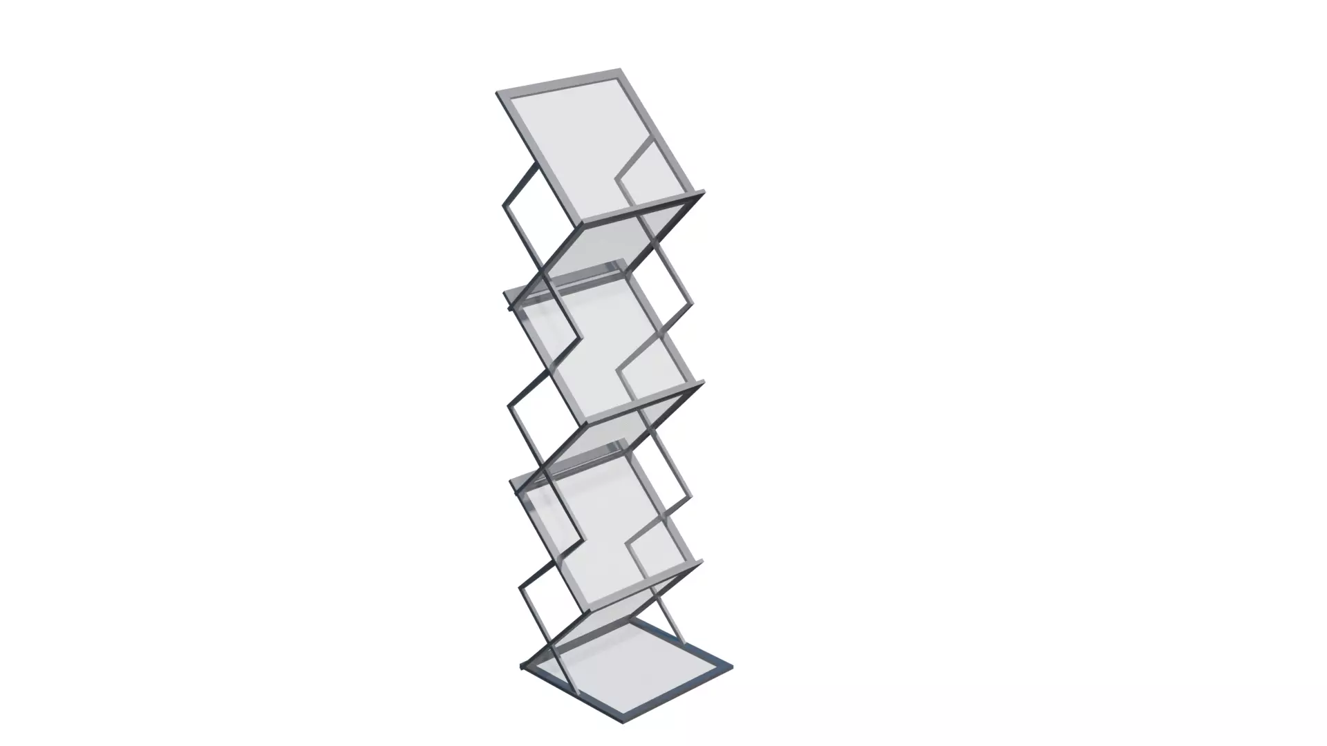 prospectus stand Free low-poly 3D model