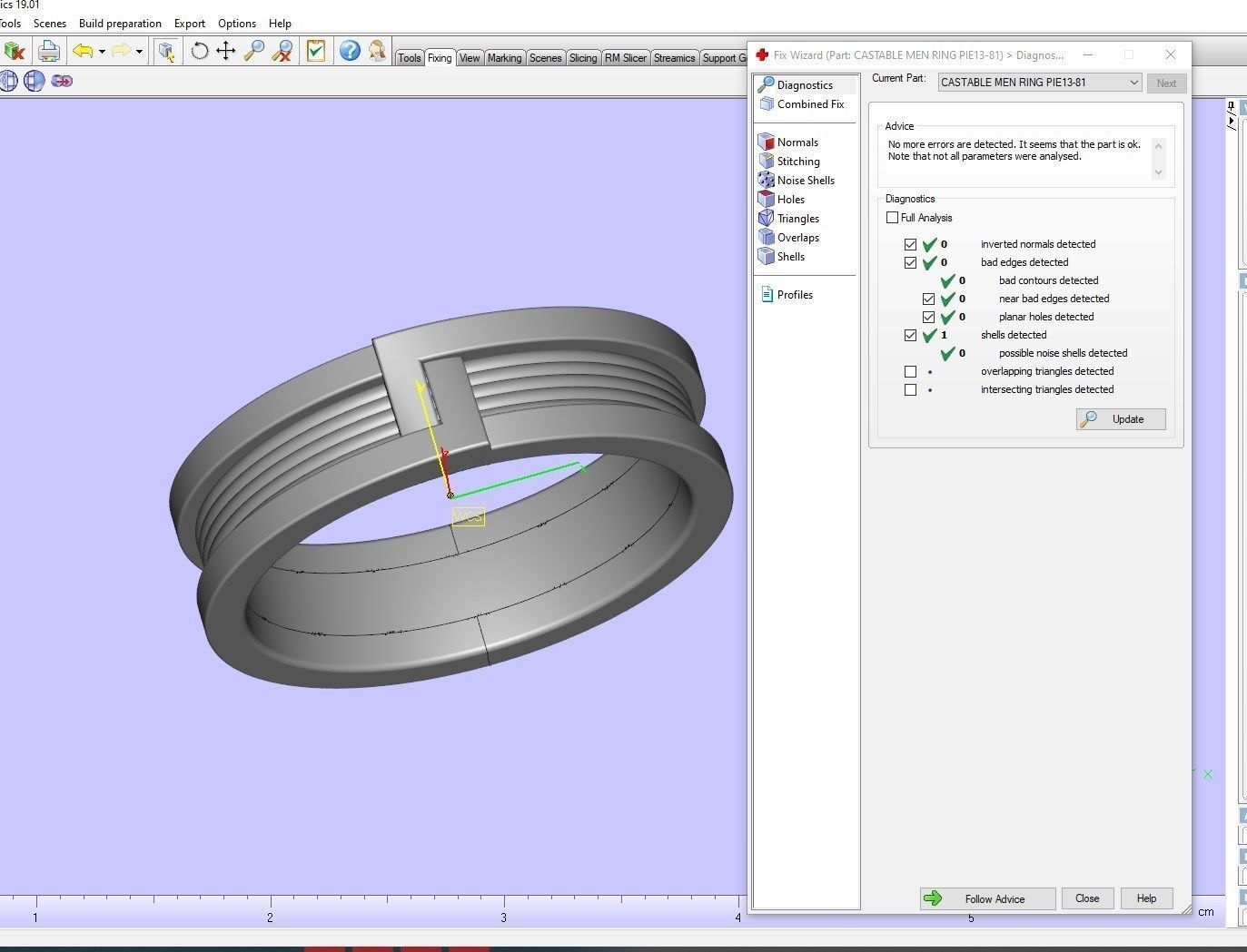 Wedding Band Ring For Men STL File ready For 3D Printing - CC82M 3D print model_8
