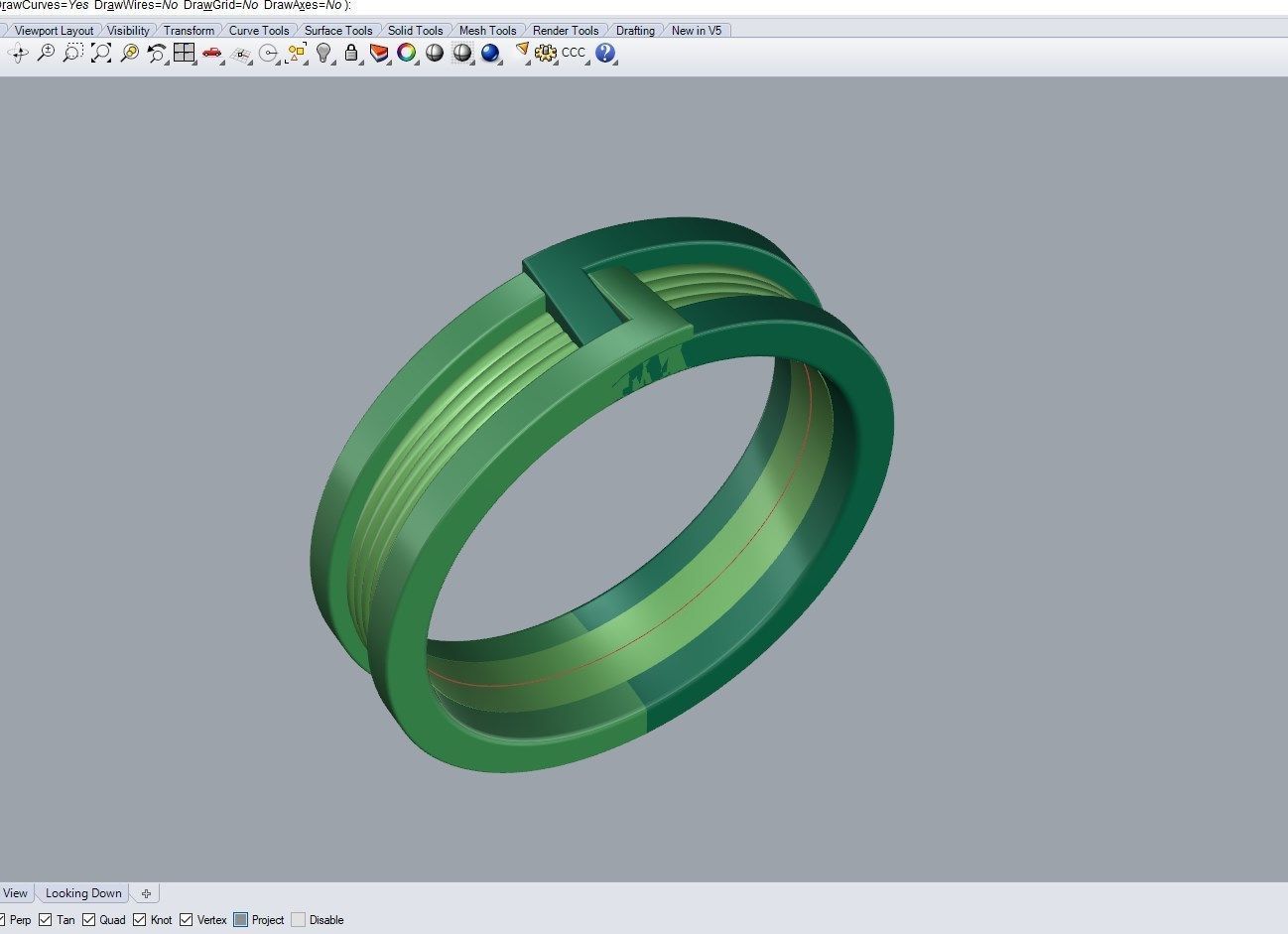 Wedding Band Ring For Men STL File ready For 3D Printing - CC82M 3D print model_7
