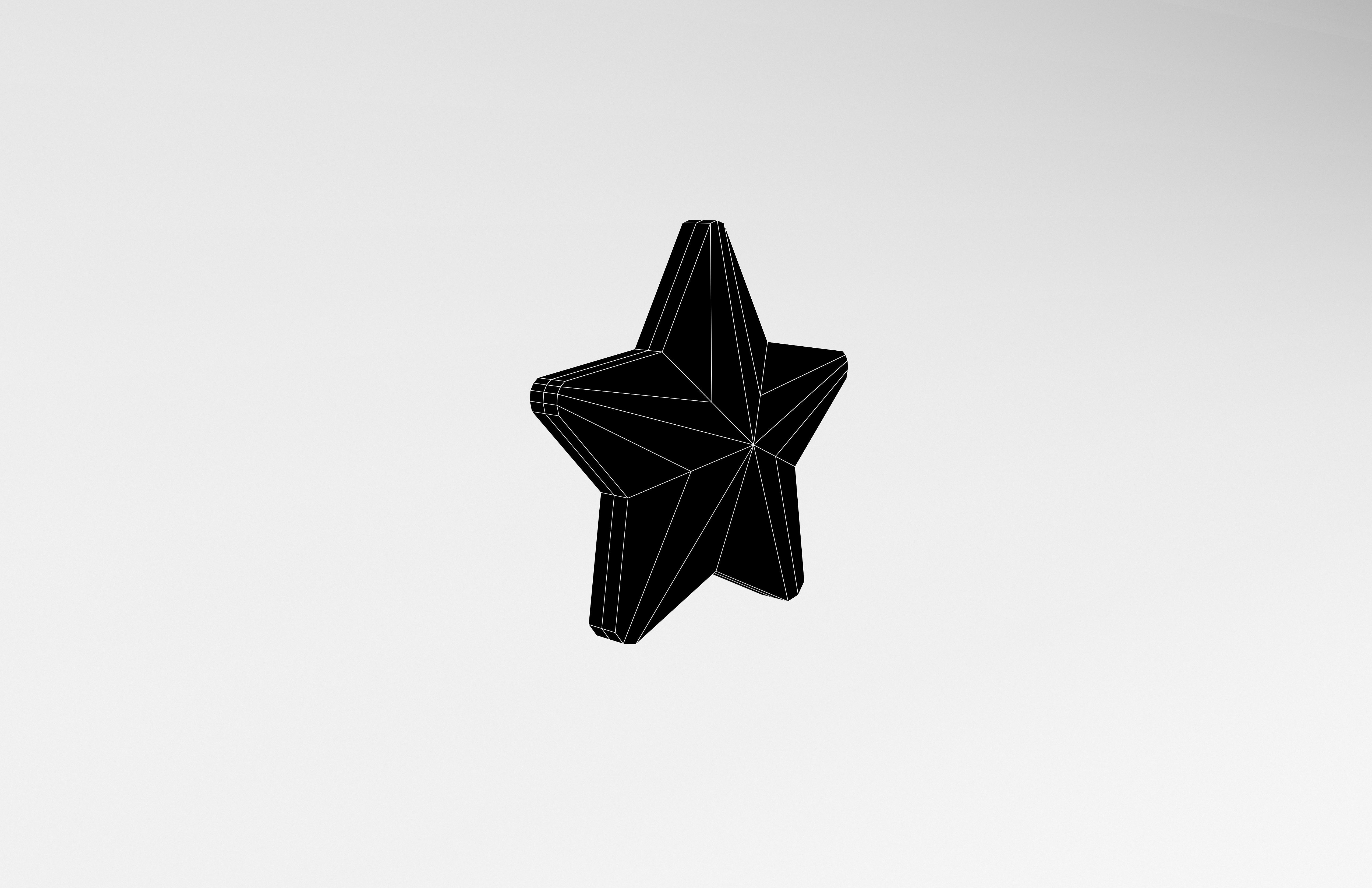One Star v6 001 Low-poly 3D model_7