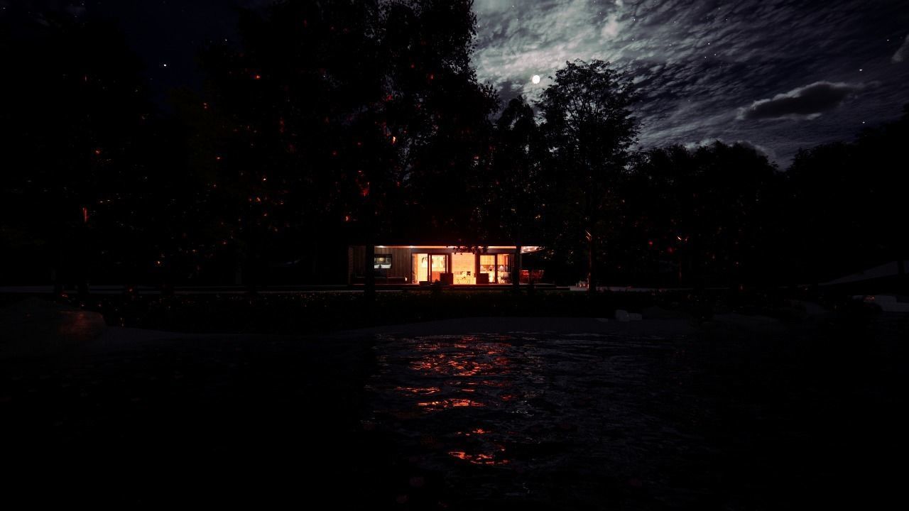 vacation residential modern house zaja Low-poly 3D model_18