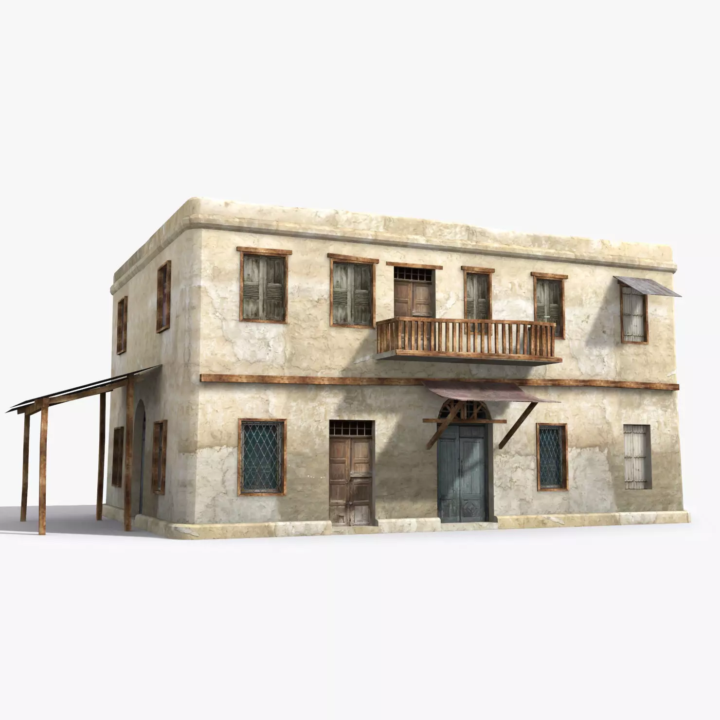 Arab x5 Low-poly 3D model