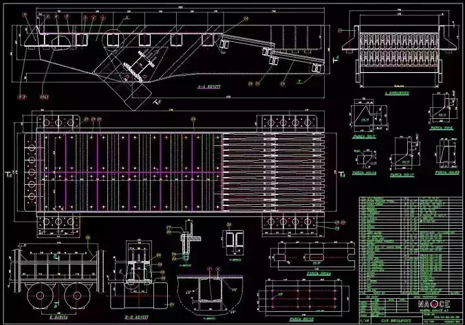 G13 vibrating feeder and hopper