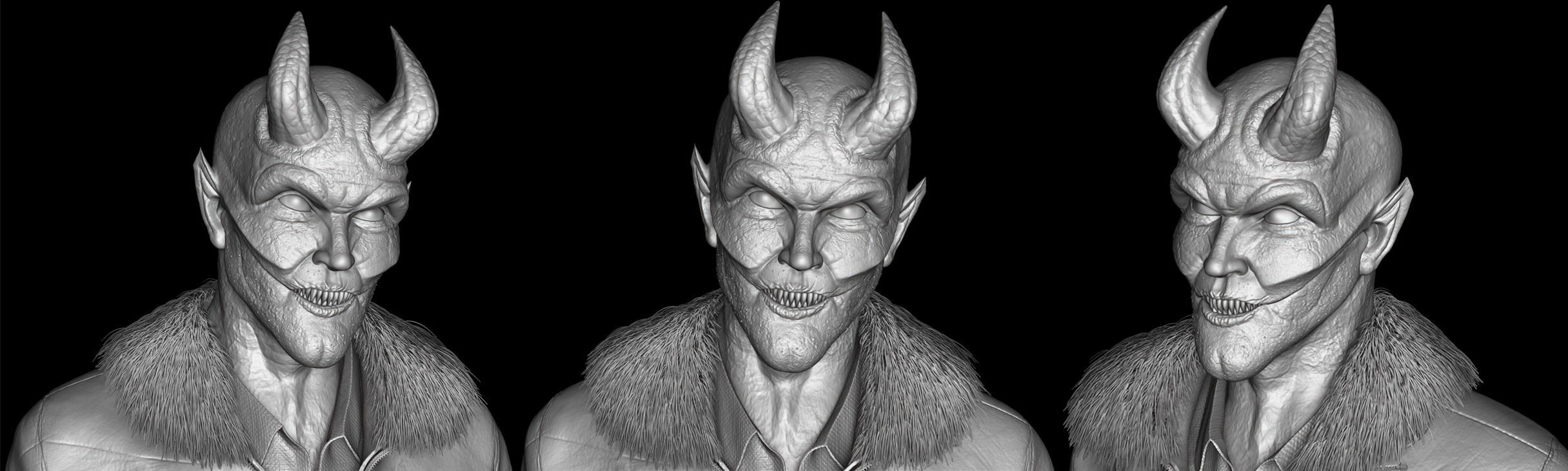 Devil 3D model_4