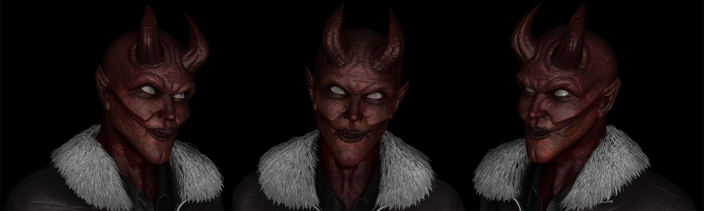 Devil 3D model_3