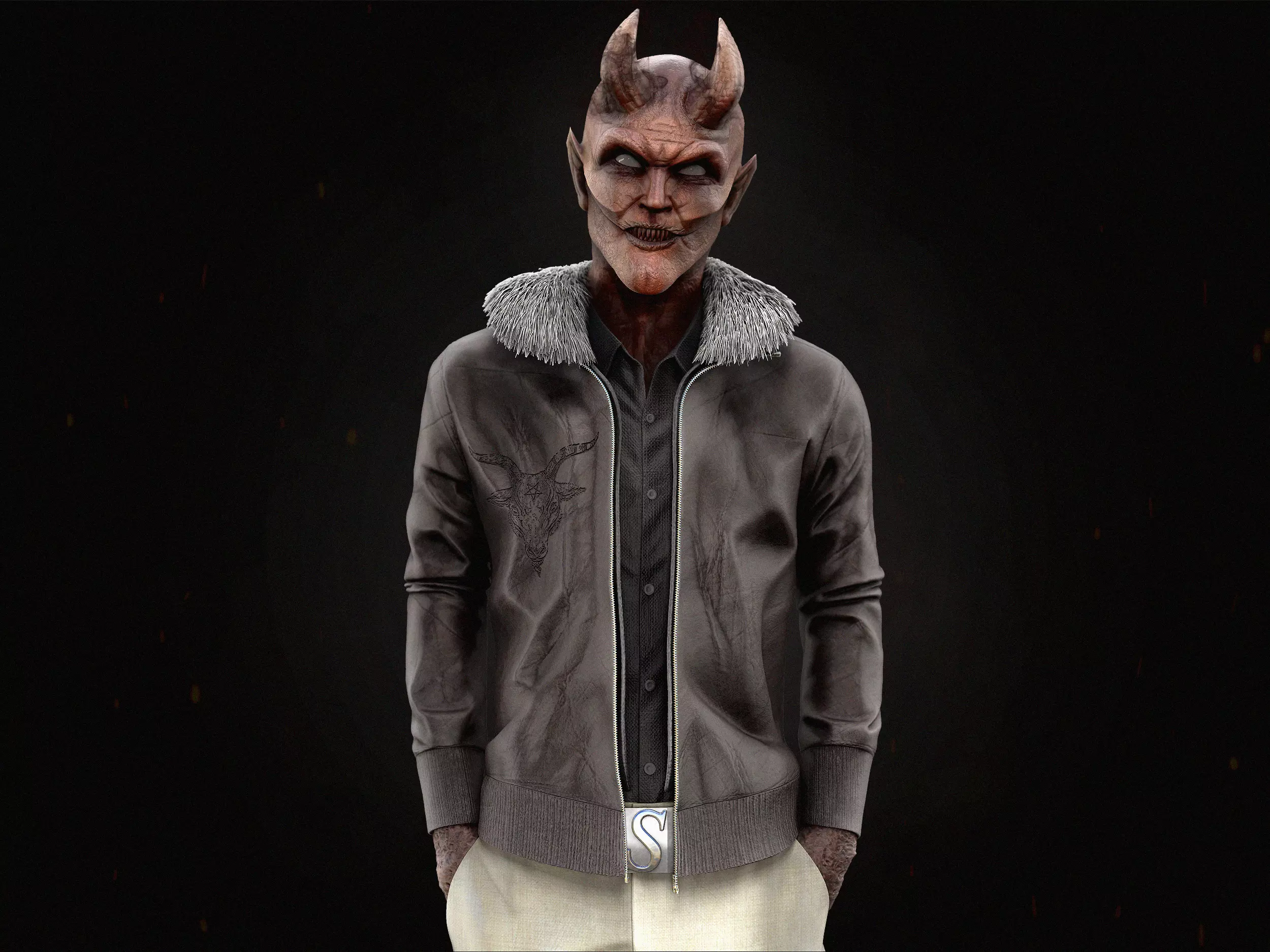 Devil 3D model_0