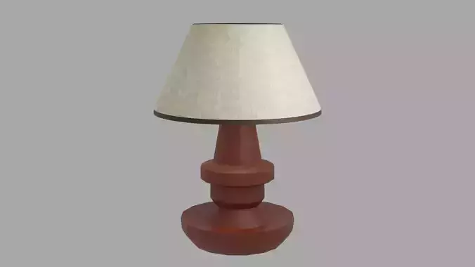 Simple textured lamp