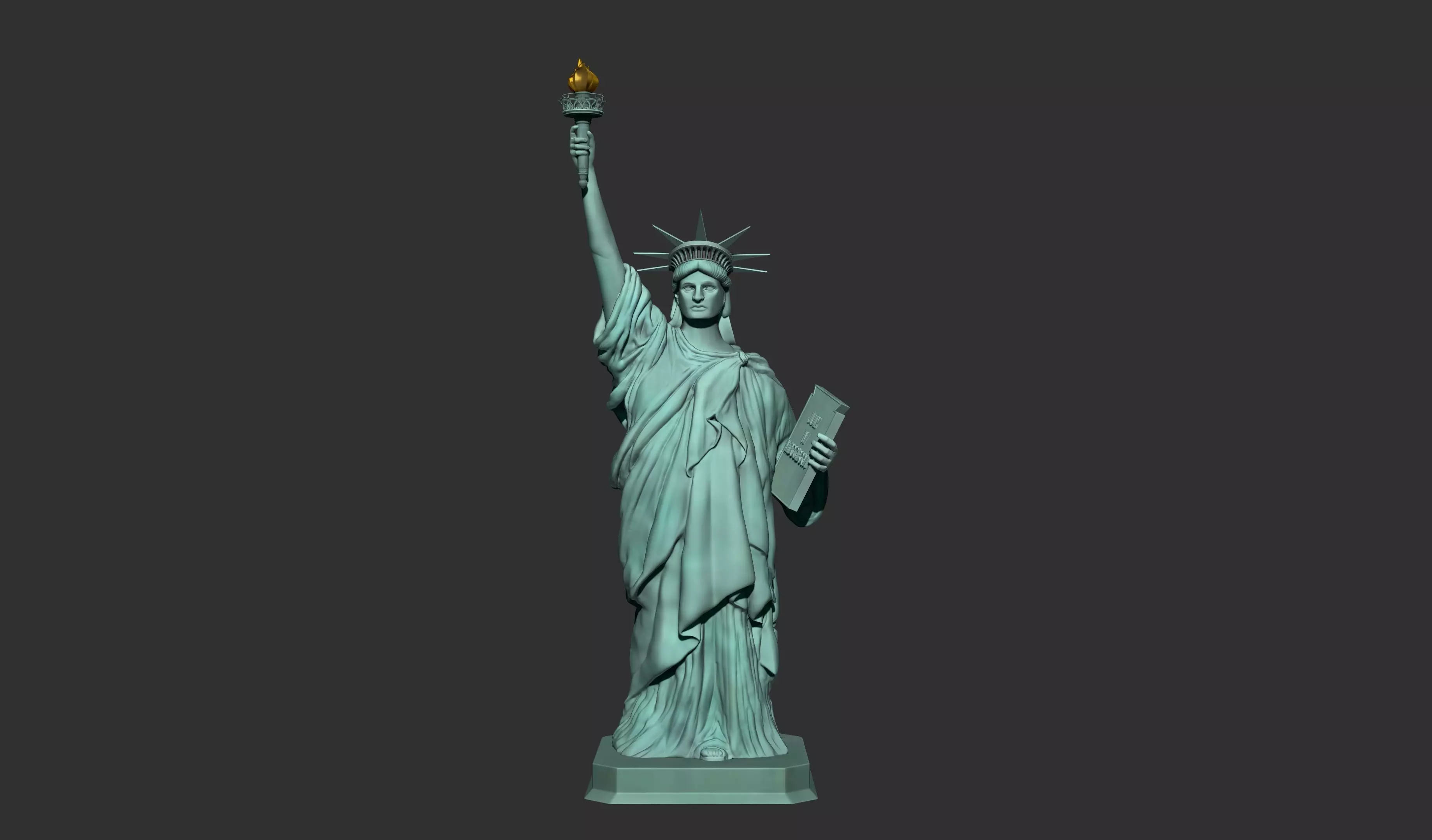 Statue of Liberty 3D model_0