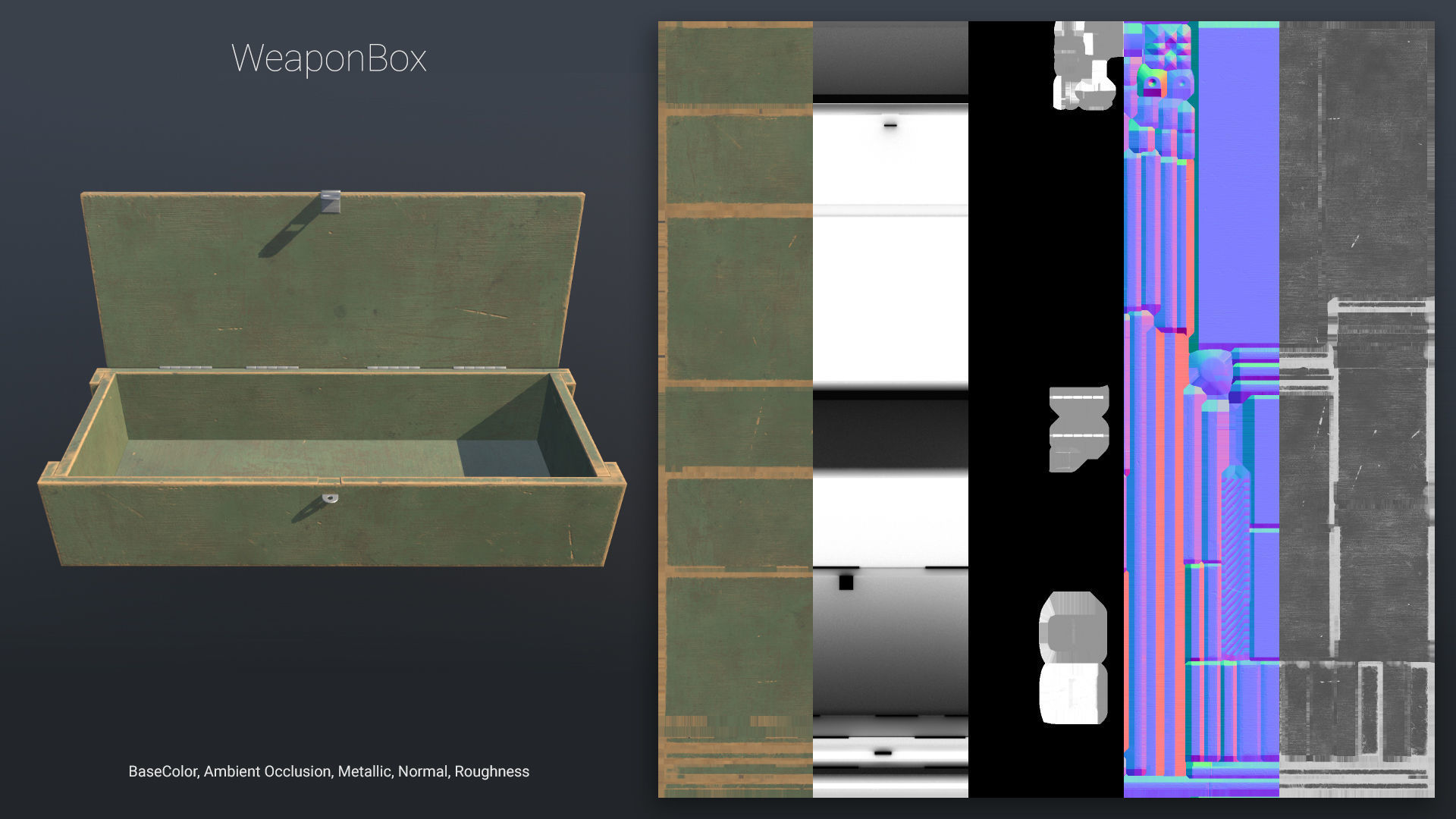 Opening Boxes Animated PBR Low-poly 3D model_15
