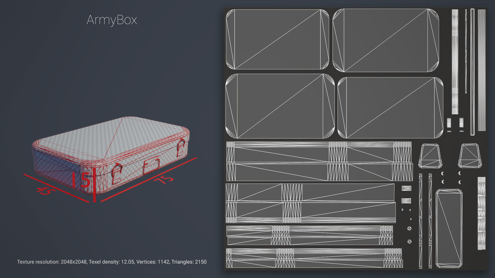 Opening Boxes Animated PBR Low-poly 3D model_17