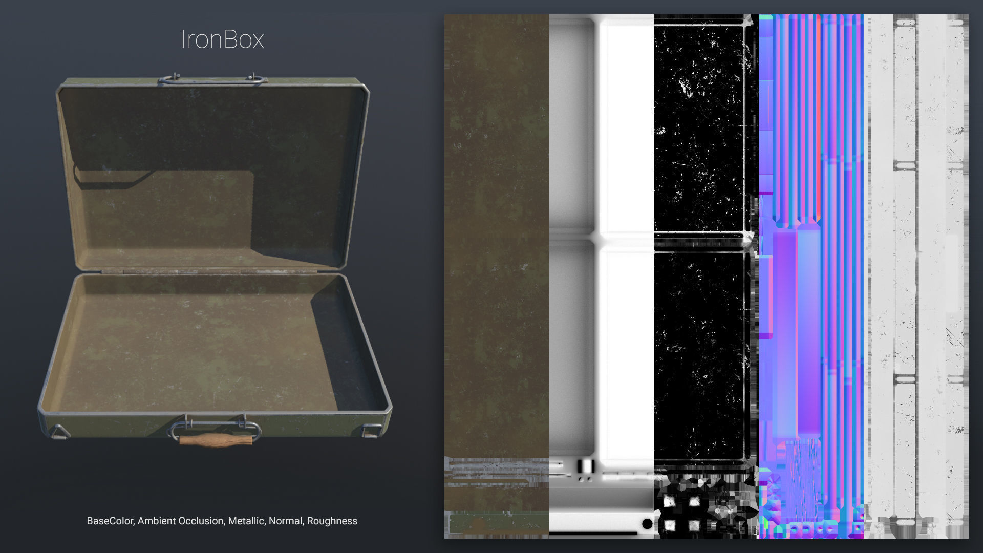 Opening Boxes Animated PBR Low-poly 3D model_11