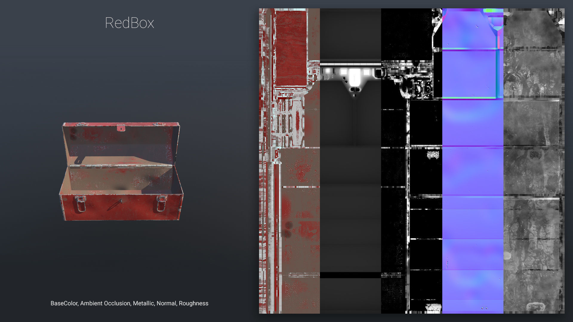 Opening Boxes Animated PBR Low-poly 3D model_12