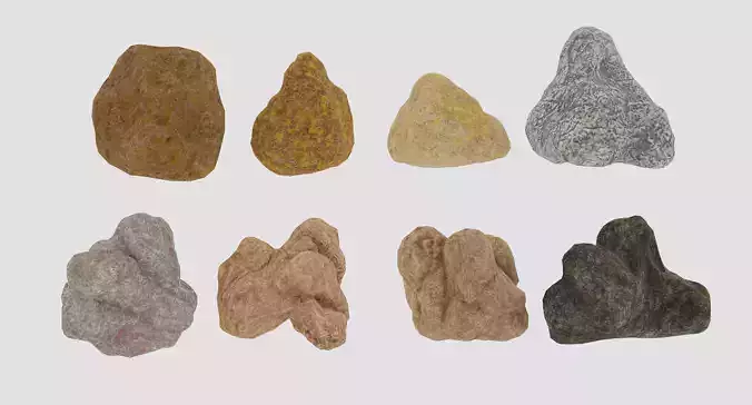 Game ready rocks rock in street