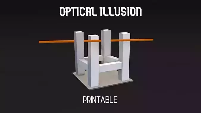 Optical illusion - 3d printaple model 3D print model