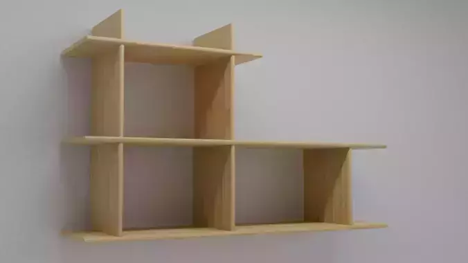 Shelf on a Wall Free 3D model