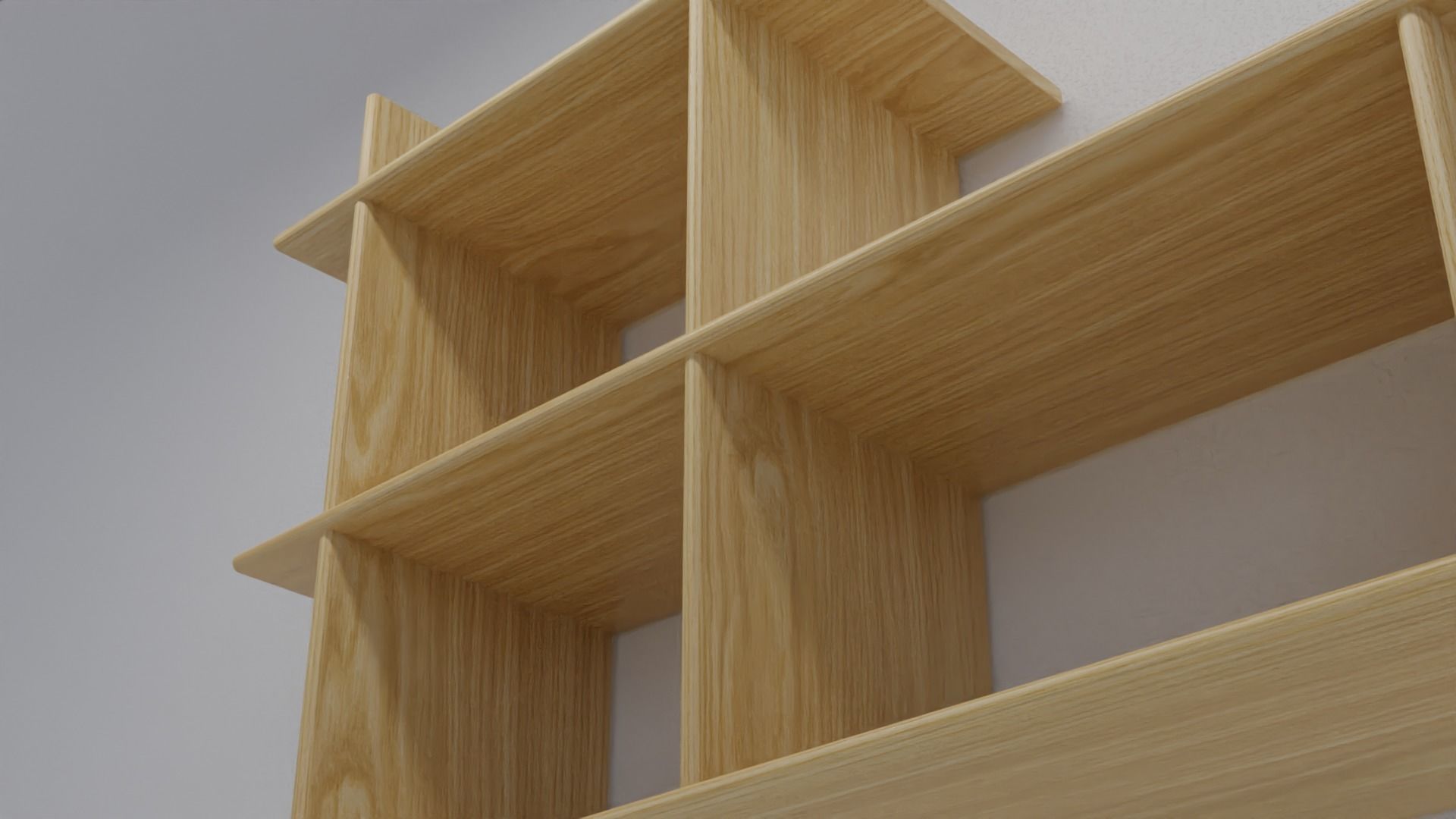Shelf on a Wall Free 3D model_4