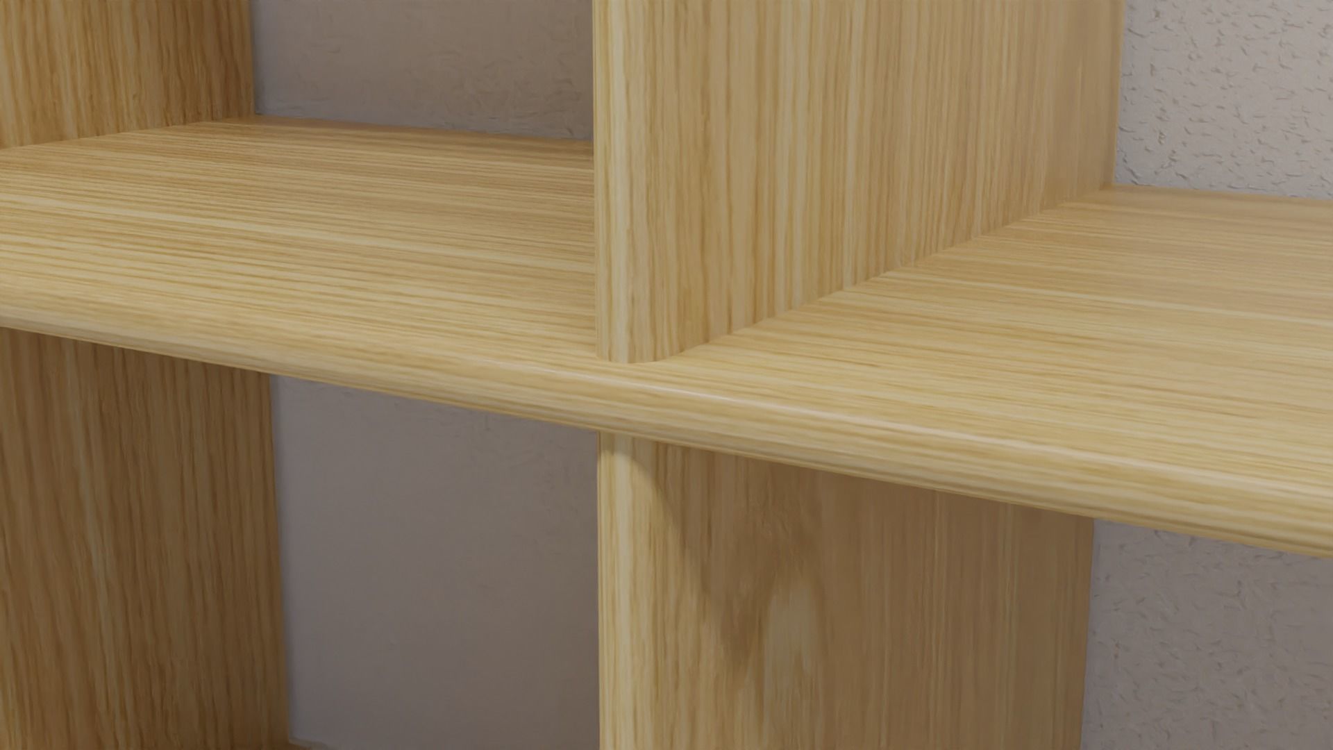 Shelf on a Wall Free 3D model_1