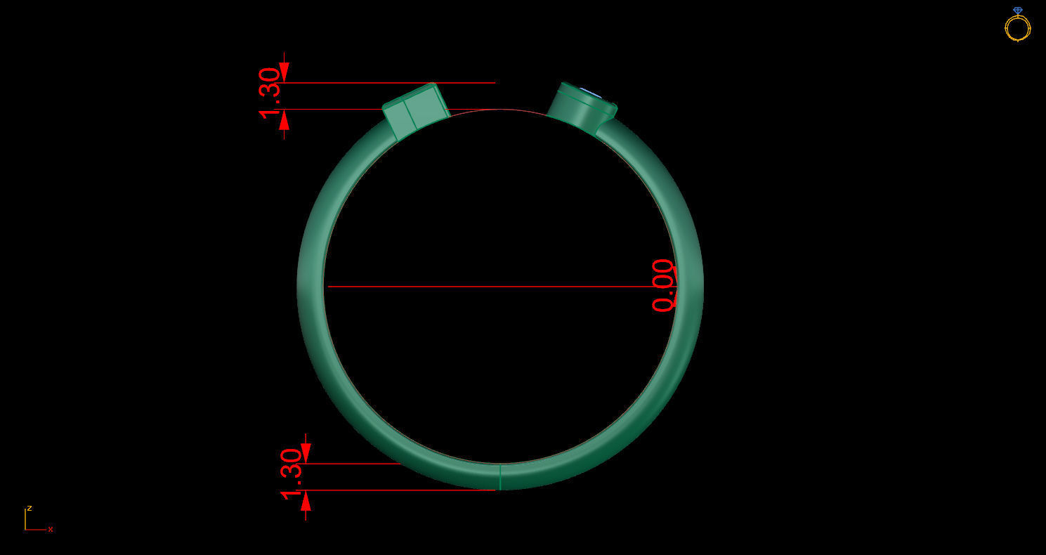 Ring 130 3D print model_6