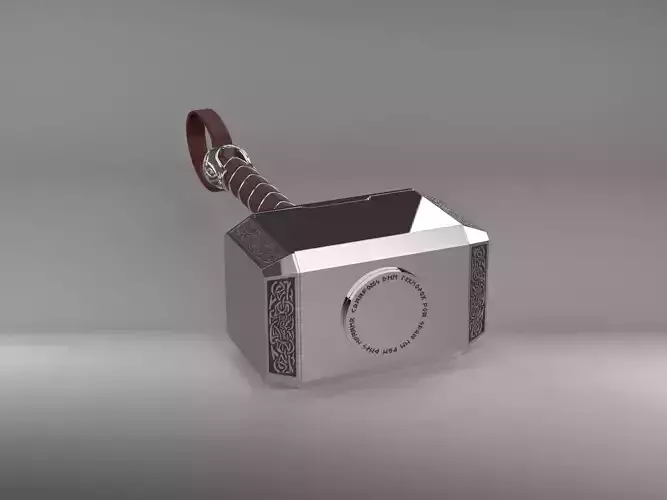 Mjolnir Thor Hammer 3D print model