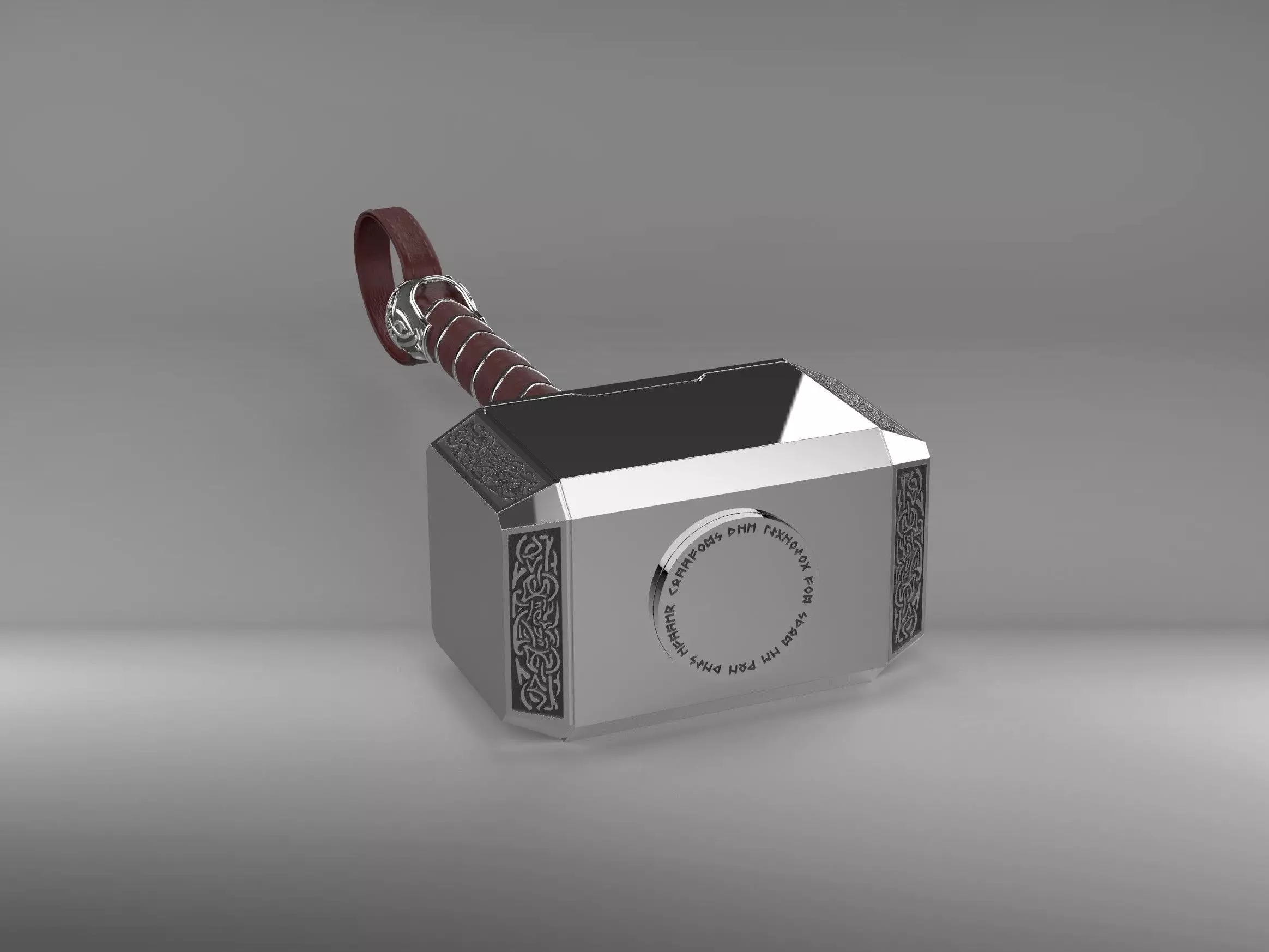 Mjolnir Thor Hammer 3D print model_0