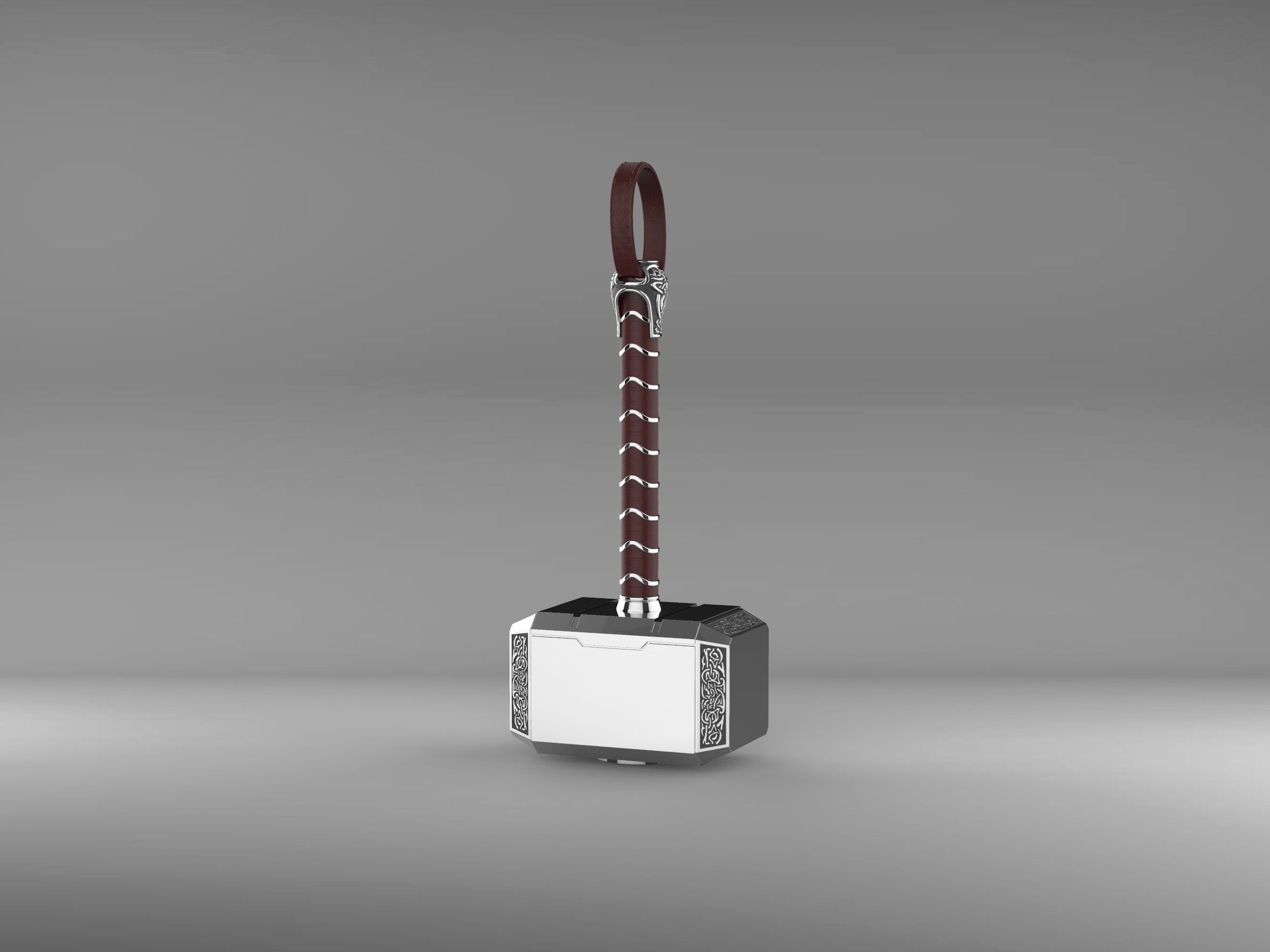Mjolnir Thor Hammer 3D print model_1