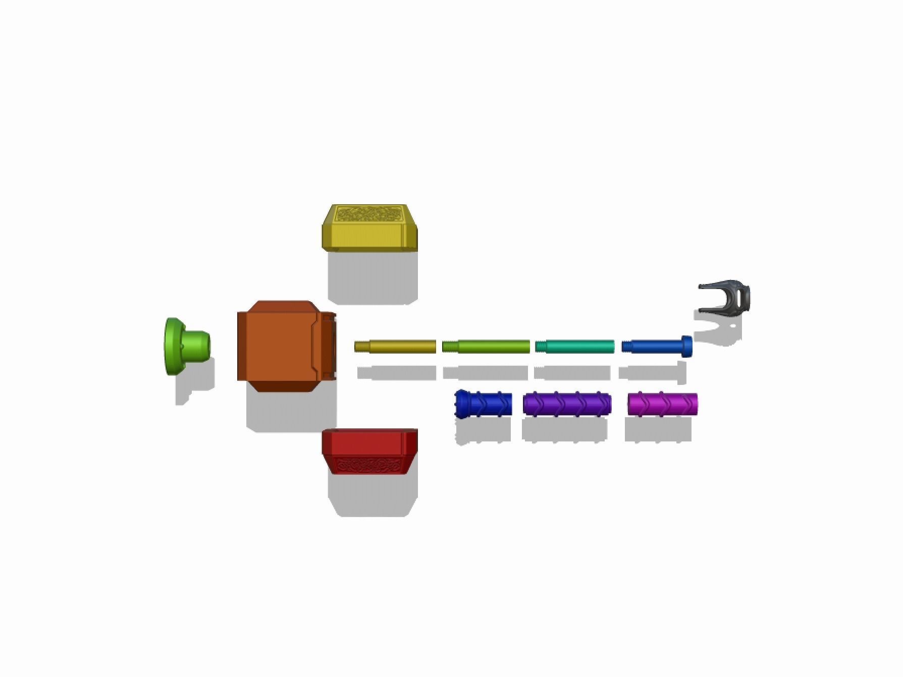 Mjolnir Thor Hammer 3D print model_14