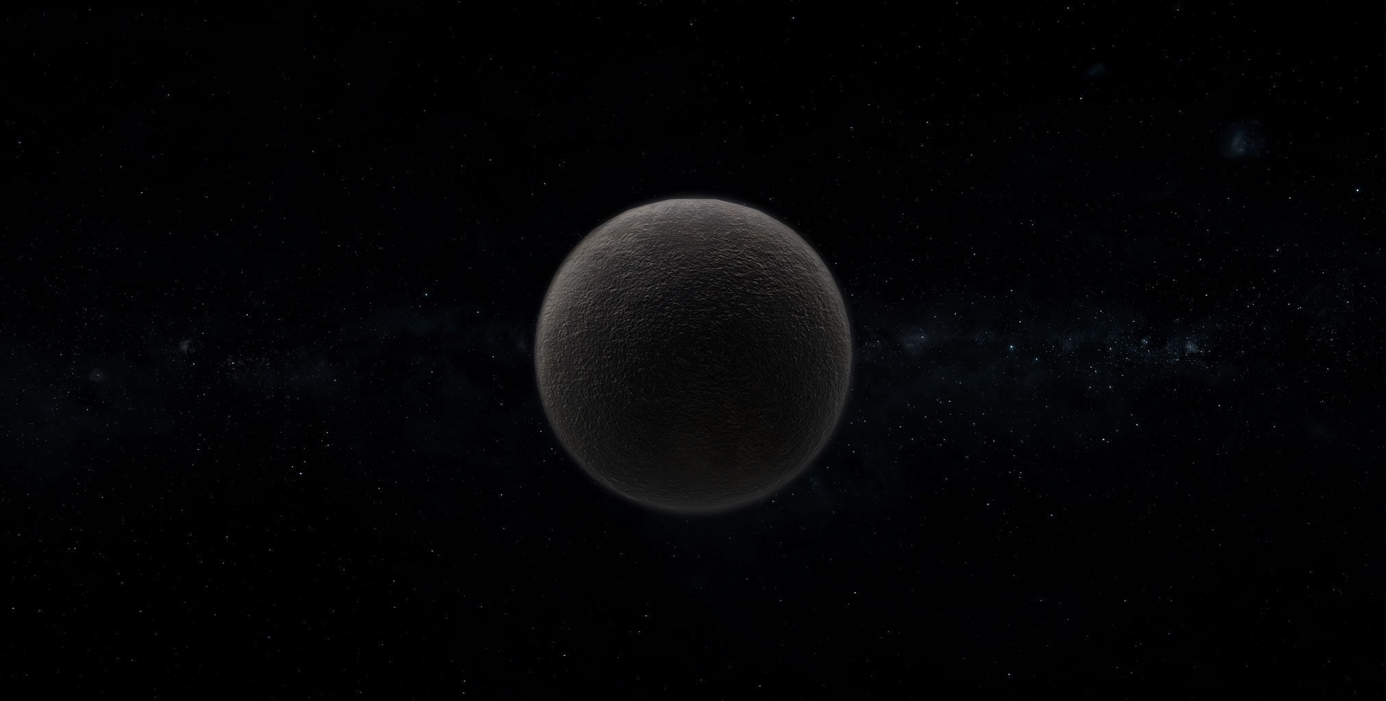 Dwarf Alien Planet or Moon 08 Low-poly 3D model_7