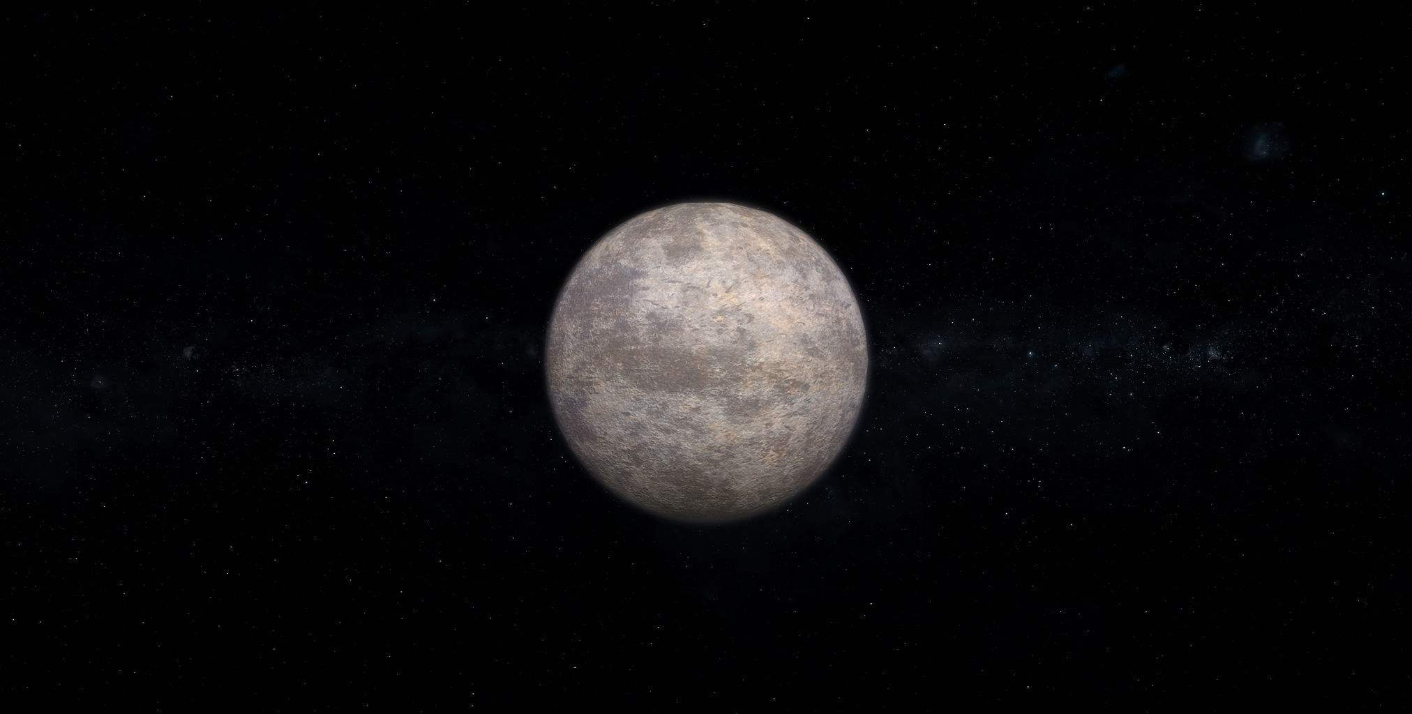 Dwarf Alien Planet or Moon 08 Low-poly 3D model_3